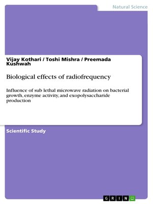 cover image of Biological effects of radiofrequency